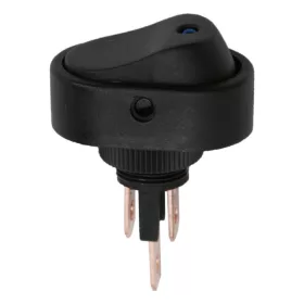   GLB 09047KE Billenőkapcsoló, 1 áramkör, 20 A - 12 V DC, OFF - ON, kék LED-del