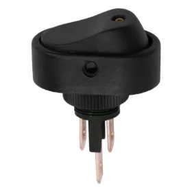   GLB 09047SA Billenő kapcsoló, 1 áramkör, 20 A - 12 V DC, OFF - ON, sárga LED-del