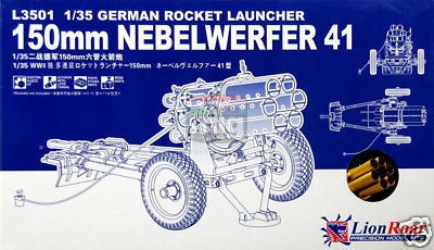 Great Wall Hobby L3501 German 150mm Nebelwerfer 41 1/35 harcjármű makett