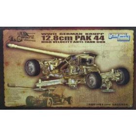   GWH03526 German Krupp 12.8cm Pak44 Anti-Tank Gun WWII 1/35 löveg makett
