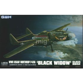   GWH04806 1/48 WWII USAAF Northrop P-61A 'Black Widow' Glass Nose repülőgép makett