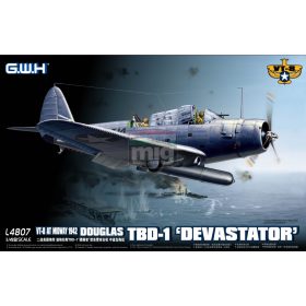   GWH04807 1/48 WWII Douglas TBD-1 "Devastator" - VT-8 at Midway 1942 makett