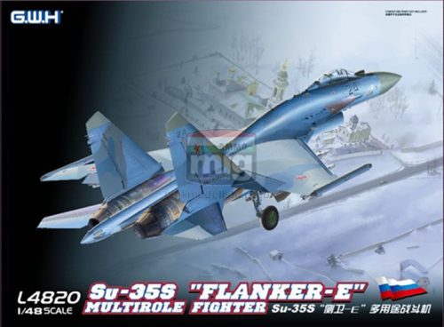 GWH04820 1/48 Su-35S Flanker E Multirole Fighter makett