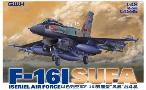 Great Wall Hobby L4835 F-16I Sufa Israeli Air Force 1/48 repülőgép makett