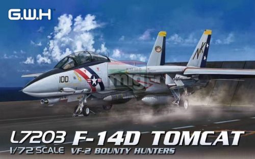 GWH07203 F-14D US Navy VF-2 Bounty Hunters makett