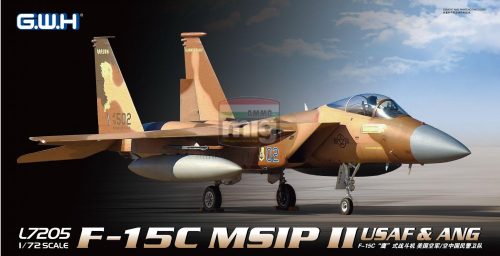 GWH07205 1/72 F-15C MSIP II USAF & ANG makett