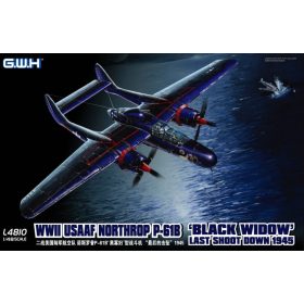   Great Wall Hobby L4810 Northrop P-61B 'Black Widow' WWII USAAF - Last Shoot Down 1945 1/48 repülőgép makett