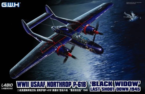 Great Wall Hobby L4810 Northrop P-61B 'Black Widow' WWII USAAF - Last Shoot Down 1945 1/48 repülőgép makett