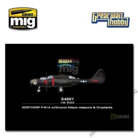   GWHSNG07 NORTHORP P-61A w/Ground Attack weapons & Droptanks makett