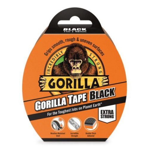 Gorilla 3044000 Gorilla TAPE Black fekete ragasztószalag 11m x 48mm
