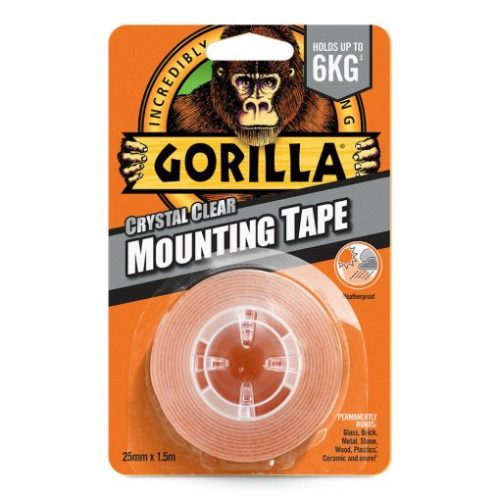 Gorilla 3044100 Gorilla Heavy Duty Mounting Tape kétoldalas ragasztószalag kristálytiszta