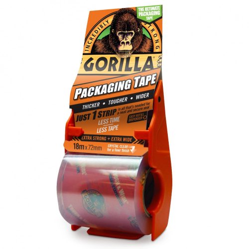 Gorilla 3044800 Gorilla Packing Tape csomagolószalag adagolóval 18m x 72mm