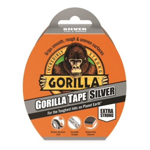 Gorilla 3044910 Gorilla TAPE Silver szürke ragasztószalag 11m x 48mm