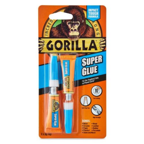 Gorilla 4044100 Gorilla Super Glue pillanatragasztó dupla 2x3g