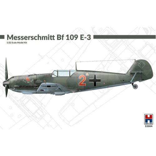Hobby 2000 32004 Messerschmitt Bf 109 E-3 1/32 repülőgép makett
