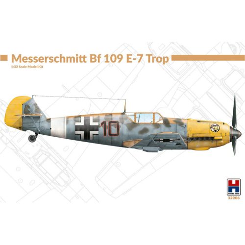 Hobby 2000 32006 Messerschmitt Bf 109 E-7 Trop 1/32 repülőgép makett