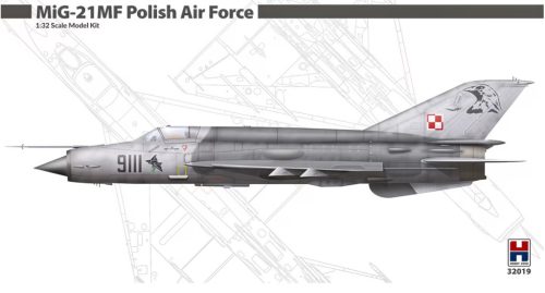 Hobby 2000 32019 MiG-21MF Polish Air Force 1/32 repülőgép makett