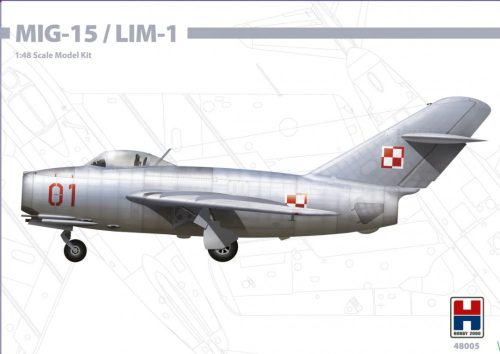 Hobby 2000 48005 MiG-15 / Lim-1 1/48 repülőgép makett