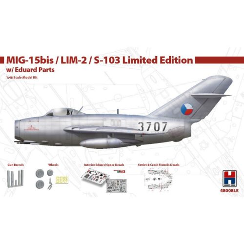 Hobby 2000 48008LE MiG-15bis / Lim-2 Limited Edition 1/48 repülőgép makett