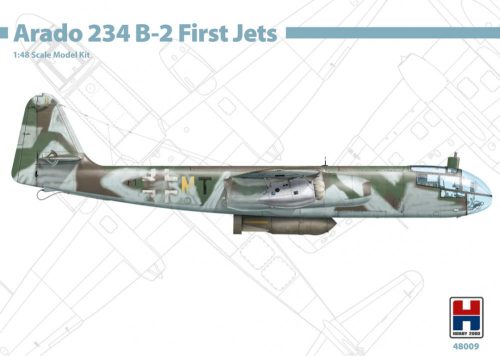 Hobby 2000 48009 Arado 234 B-2 First Jets 1/48 repülőgép makett