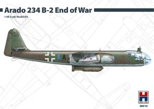 Hobby 2000 48010 Arado 234 B-2 End of War 1/48 repülőgép makett
