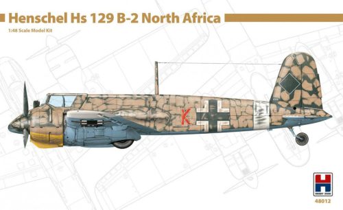 Hobby 2000 48012 Henschel Hs 129B-2 North Africa 1/48 repülőgép makett