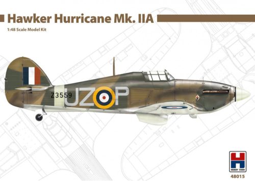 Hobby 2000 48015 Hawker Hurricane Mk.IIA 1/48 repülőgép makett
