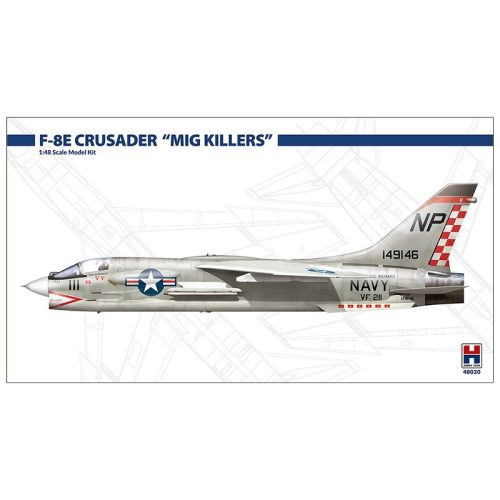 Hobby 2000 48020 F-8E Crusader MIG Killers 1/48 repülőgép makett