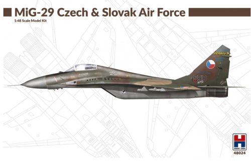 Hobby 2000 48024 MiG-29 Czech & Slovak Air Force 1/48 repülőgép makett