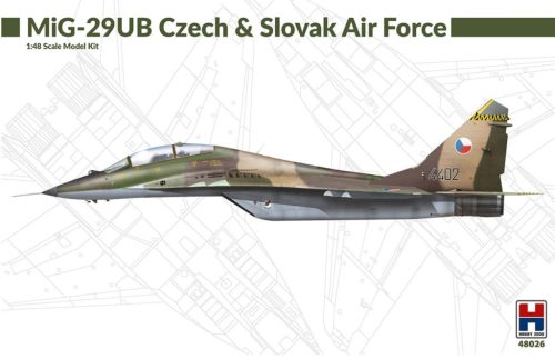 Hobby 2000 48026 MiG-29UB Czech & Slovak Air Force 1/48 repülőgép makett