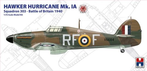 Hobby 2000 72001 Hawker Hurricane Mk.IA Squadron 303 - Battle of Britain 1940 1/72 repülőgép