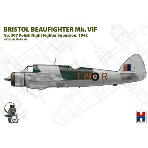 Hobby 2000 72003 Bristol Beaufighter Mk.VIF No.307 Polish Night Fighter Squadron, 1942 1/72 rep