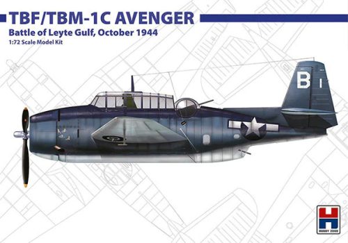 Hobby 2000 72010 Grumman TBF/TBM-1C Avenger Battle of Leyte Gulf, October 1944 1/72 repülőgé