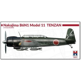   Hobby 2000 72015 Nakajima B6N1 Model 11 Tenzan 1/72 repülőgép makett