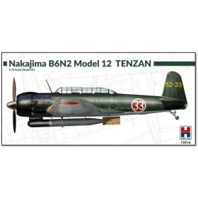   Hobby 2000 72016 Nakajima B6N2 Model 12 Tenzan 1/72 repülőgép makett