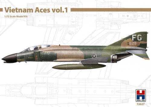 Hobby 2000 72027 Vietnam Aces vol.1 1/72 repülőgép makett