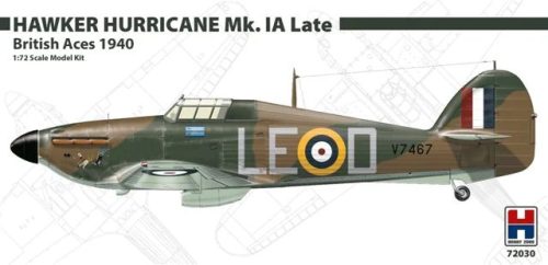 Hobby 2000 72030 Hawker Hurricane Mk.IA Late British Aces 1940 1/72 repülőgép makett