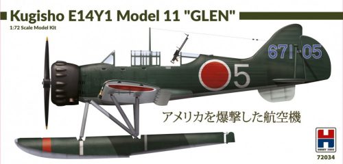 Hobby 2000 72034 Kugisho E14Y1 Model 11 Glen 1/72 repülőgép makett
