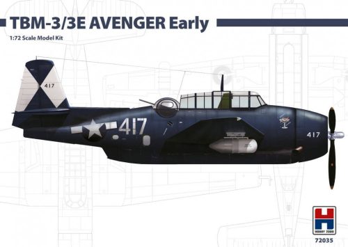 Hobby 2000 72035 Grumman TBM-3/3E Avenger 1/72 repülőgép makett