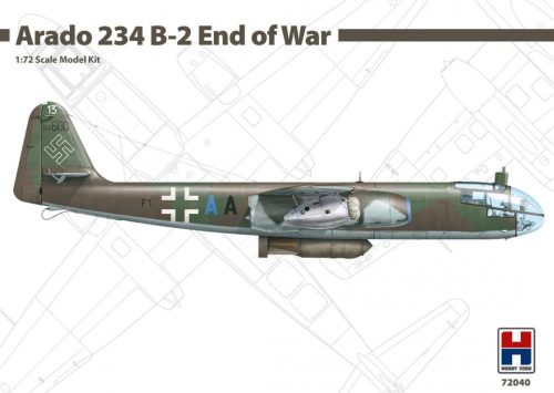 Hobby 2000 72040 Arado 234 B-2 End of War 1/72 repülőgép makett