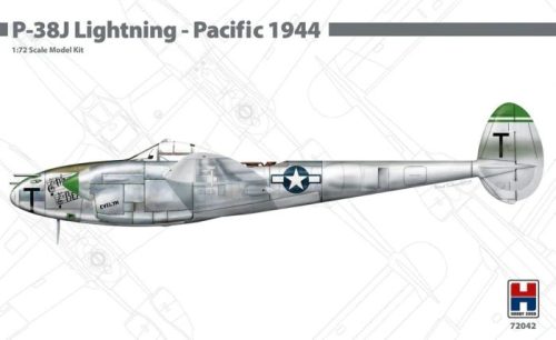Hobby 2000 72042 P-38J Lightning Pacific 1944 1/72 repülőgép makett