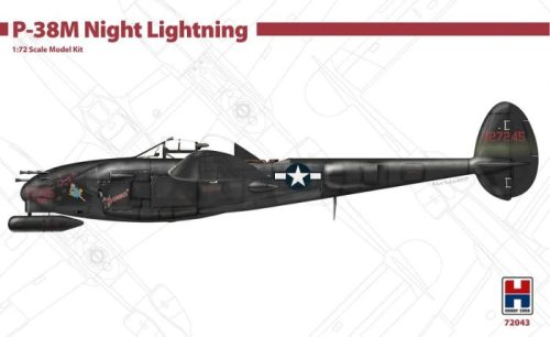 Hobby 2000 72043 P-38M Night Lightning 1/72 repülőgép makett