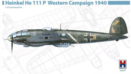 Hobby 2000 72077 Heinkel He 111 P Western Campaign 1940 1/72 repülőgép makett