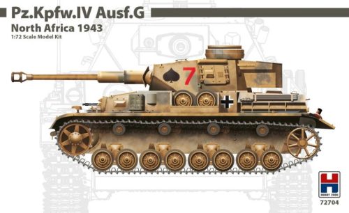 Hobby 2000 72704 Pz.Kpfw.IV Ausf.G North Africa 1943 1/72 harckocsi makett