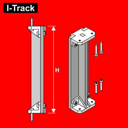 I-Track SA Struts for extension floor 6pcs height 140 mm (HCT9560-1SA)