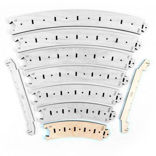 I-Track Templates for R2 / R3 curved lines with bedding H0 (HCT95620D-B)