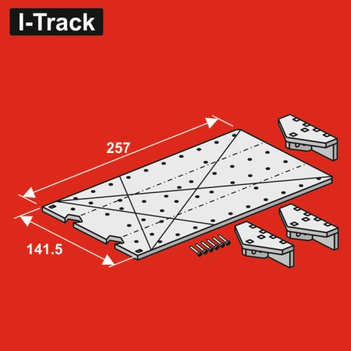 I-Track Transition segment between exit segment and plate (HCT9652D-A)