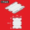 I-Track Reducer for I-Track segments H0 double track (HCT9652DXU)