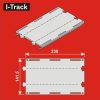 I-Track H0 Straight double-track segment 141,5x230mm 6pcs (HCT9653D)