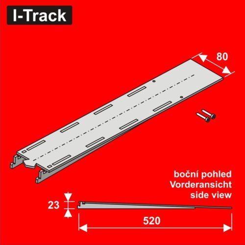 I-Track H0 Start single-track segment 80x315mm 1pcs. (HCT9654)